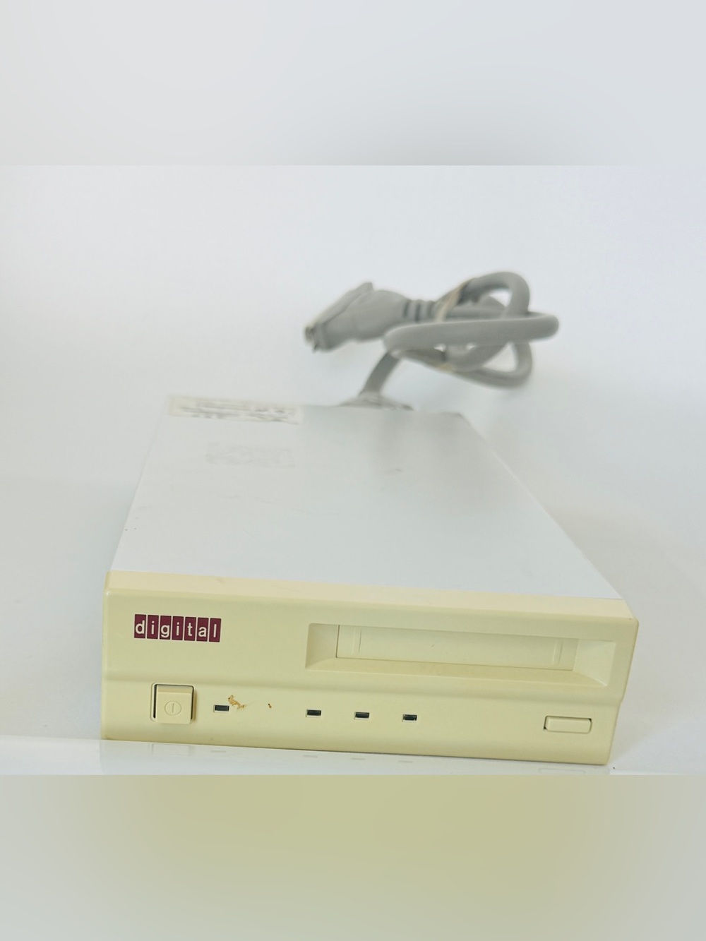 Vintage DEC Digital TLZ09-DB External DDS Drive Unit SCSI Tape Drive w/ Cable